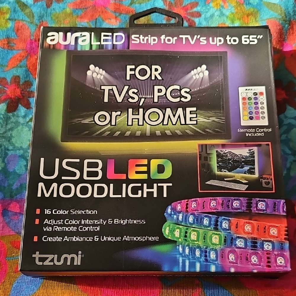 Tzumi USB LED Moodlight for TVs and PCs